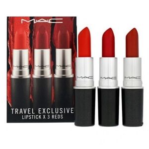 🌟LE🌟MAC Travel Exclusive Lipstick x 3 Reds